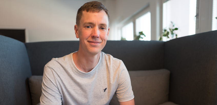 Forskare Mattias Andersson på Statens geotekniska institut. (SGI).